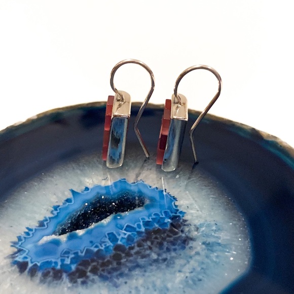 Artisan Mosaic Earrings - Picture 2 of 4